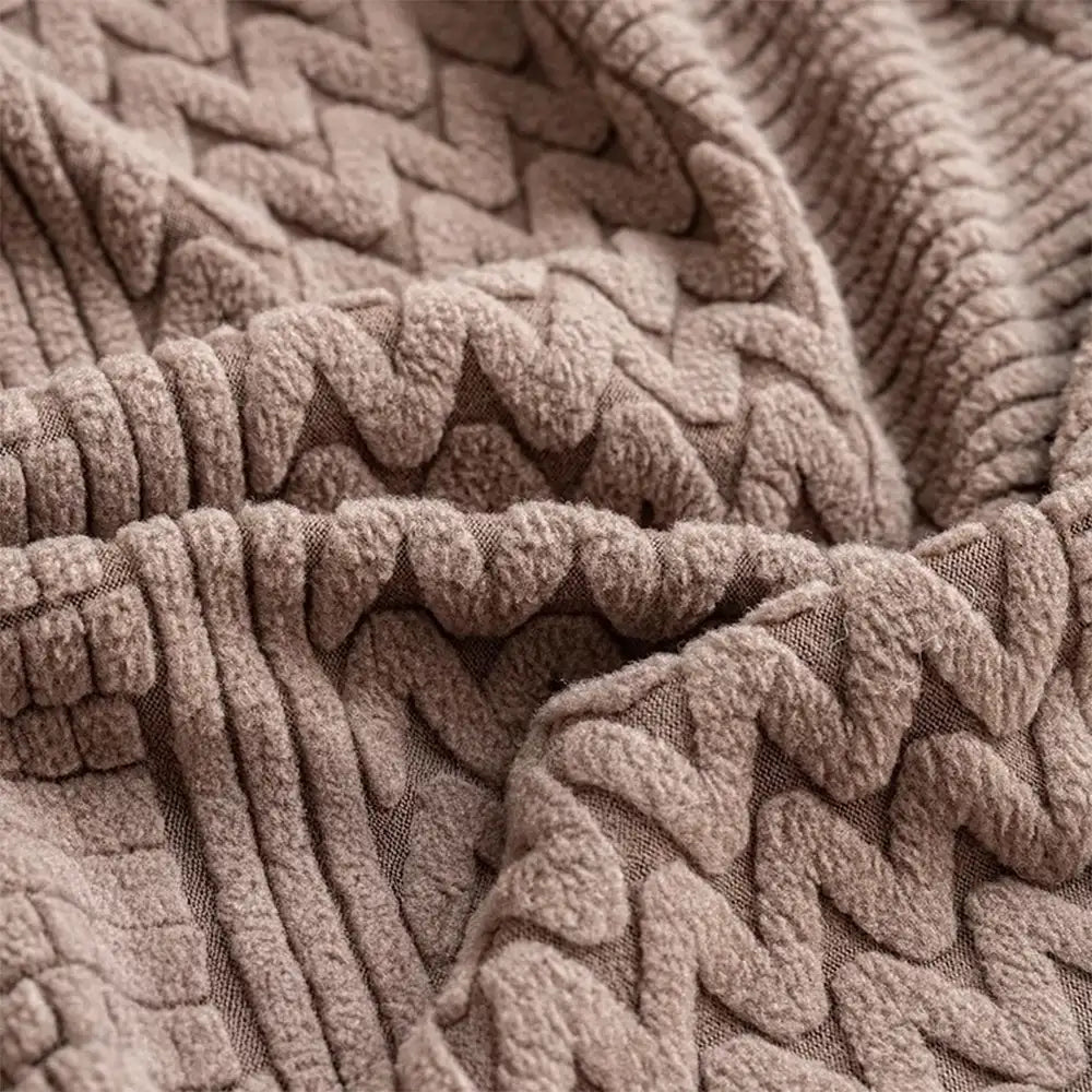 Polar Fleece Soft Antistatic Protection Sofa Stretch Full Wrap Sofa Cover