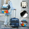 Portable Rolling Pet Backpack Carrier with Detachable Trolley