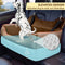 Portable Washable Travel Safety Large Dog Car Booster Seat Bed for Back Seat