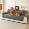 Quilted Square Simple Comfortable Sofa Protector Non-Slip Sofa Cover