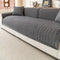 Quilted Square Simple Comfortable Sofa Protector Non-Slip Sofa Cover