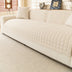 Quilted Square Simple Comfortable Sofa Protector Non-Slip Sofa Cover