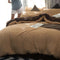 Reversible Two-Tone Thickened Warm Sherpa Fleece Bed Sheet Set