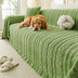 Simple Thickened Soft Fleece Fabric Sofa Protection Sofa Cover