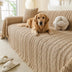 Simple Thickened Soft Fleece Fabric Sofa Protection Sofa Cover