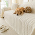 Simple Thickened Soft Fleece Fabric Sofa Protection Sofa Cover