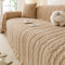 Simple Thickened Soft Fleece Fabric Sofa Protection Sofa Cover