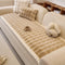 Soft Faux Rabbit Plush Thick Skin-Friendly Non-Slip Sofa Cover