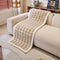 Soft Faux Rabbit Plush Thick Skin-Friendly Non-Slip Sofa Cover