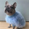 Pull en tricot à col roulé pour chien, doux et moelleux, à la mode, luxueux