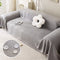 Soft Water-resistant Teddy Plush Throw Sofa Cover
