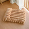 Softness Faux Rabbit Fur Warming Pillow Dog Bed - Cozy Cloud