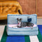 Canapé-lit multifonctionnel spacieux et pliable en denim pour chien et chat