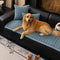 Square Corduroy Anti-Scratch Fabric Pet Friendly Non-Slip Sofa Cover