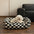 Stylish Checkerboard Warmth Removable Washable  Dog Sofa Bed