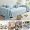 Textured Cooling Ice Silk Skin-Friendly Breathable Sofa Blanket Washable Sofa Cover