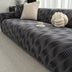 Thick Polar Fleece Jacquard Anti-Scratch Stretch Sofa Cover