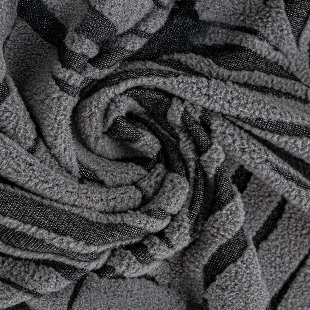 Thick Polar Fleece Jacquard Anti-Scratch Stretch Sofa Cover