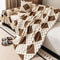 Thickened Plush Diamond Jacquard Sofa Scratch-Resistant Sofa Cover