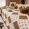 Thickened Plush Diamond Jacquard Sofa Scratch-Resistant Sofa Cover