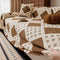 Thickened Plush Diamond Jacquard Sofa Scratch-Resistant Sofa Cover