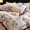 Ultra Soft Milk Velvet Non-Shedding Leaf Pattern Bed Sheet Set