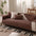 Velvety Soft Short Plush Modern Interiors Sofa Cover