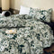 Vintage French Floral Cotton Duvet Cover Bed Sheet Set
