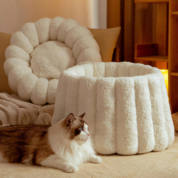 Scratching Post Cat Tunnel Bed, Cat Cave Bed ?Beds For Indoor Cats