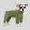 Warm Soft Fleece High-Neck Four-Legged Dog Jumpsuit with Adjustable Waist