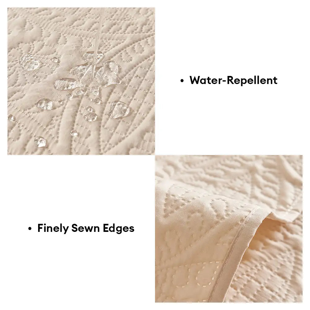 Water-Repellent Brushed Fabric All-Season Breathable Non-Slip Outdoor Sofa Cover