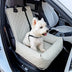 Water-Repellent PU Leather Scratch-Resistant Car Travel Dog Car Seat Bed