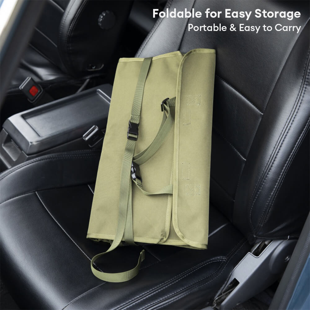 Waterproof Scratch-Resistant Foldable Portable Front Seat Dog Travel Mat