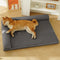 Waterproof Egg Foam Orthopedic Bed with L Bolster Sides Large Dog Bed
