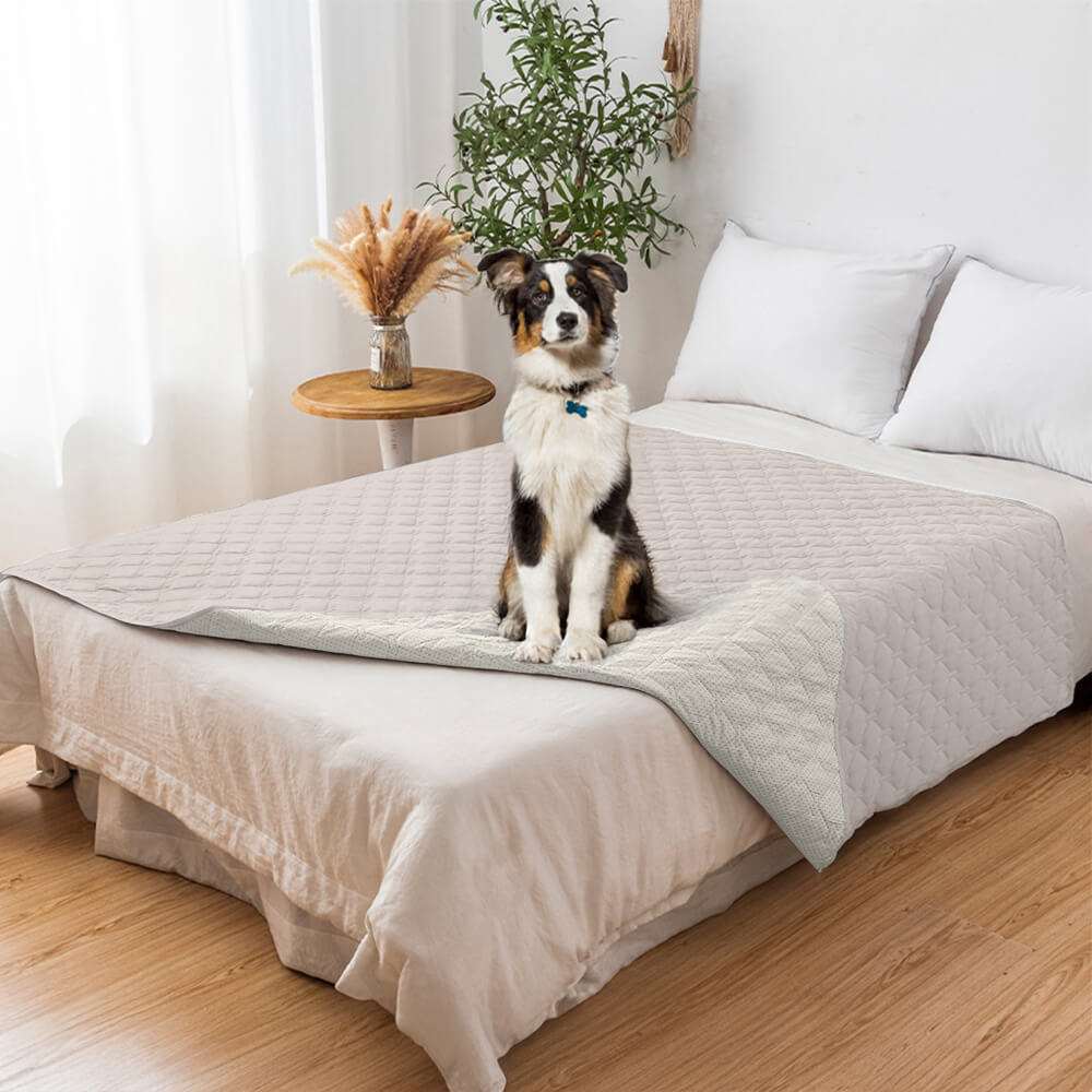 Waterproof & Non-Slip Diamond Quilted Pet Couch Cover – Stylish Protection for Furniture