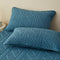 Wheat-Inspired Geometric Padding Quilted Milk Velvet Fitted Sheet Mattress Cover