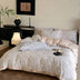 Abstract Botanical Silky Sateen Duvet Cover Bed Sheet Set