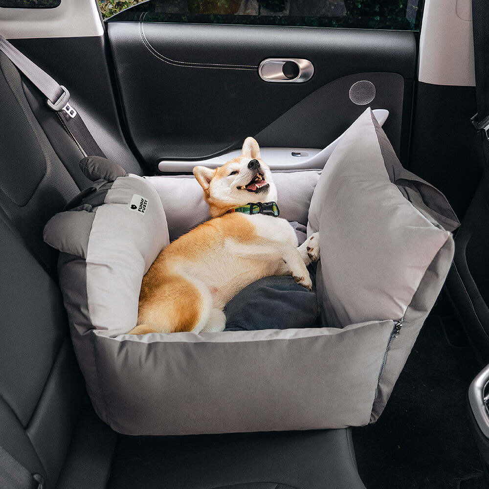 Lit de sécurité pour voiture pour animaux de compagnie Bear Ears