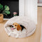 Calming Plush Semi-Enclosed Pet Nest Pita Bed For Dogs - FUNNYFUZZY