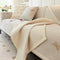 Chenille Anti-Slip Butterfly Pattern Morandi Color Sofa Cover