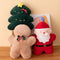 Oreiller de canapé de poupée en peluche décoratif multifonctionnel de Noël