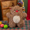 Oreiller de canapé de poupée en peluche décoratif multifonctionnel de Noël