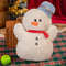 Oreiller de canapé de poupée en peluche décoratif multifonctionnel de Noël