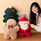 Oreiller de canapé de poupée en peluche décoratif multifonctionnel de Noël