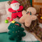 Oreiller de canapé de poupée en peluche décoratif multifonctionnel de Noël