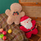 Oreiller de canapé de poupée en peluche décoratif multifonctionnel de Noël