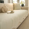 Cool Touch Ice Silk Minimalist Style with Braided Edge Sofa Cover