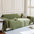 Diamond-Pattern Chenille Cat-Scratch Resistant All-Season Throw Couch Cover
