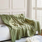 Diamond-Pattern Chenille Cat-Scratch Resistant All-Season Throw Couch Cover