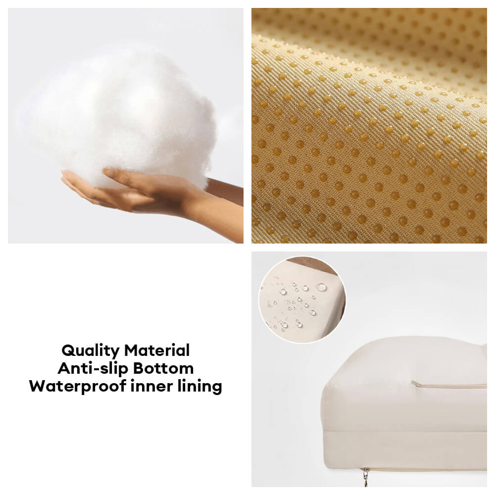 Durable and Easy-Clean Waterproof Leather Dog Bed
